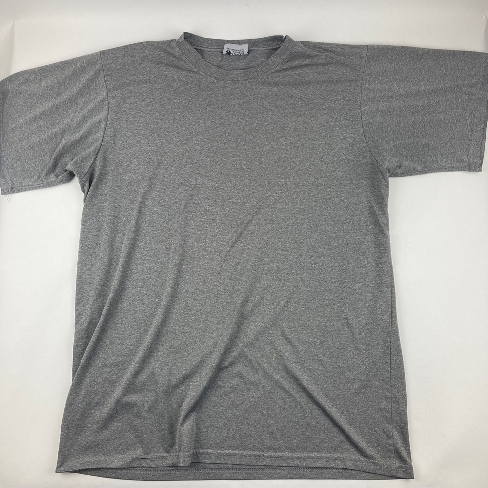 Athlos For Athletes Tshirt Mens Gray Short Sleeve